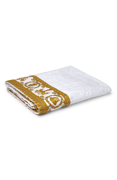 versace medusa beach towel white|Versace I Heart Baroque Beach Towel .